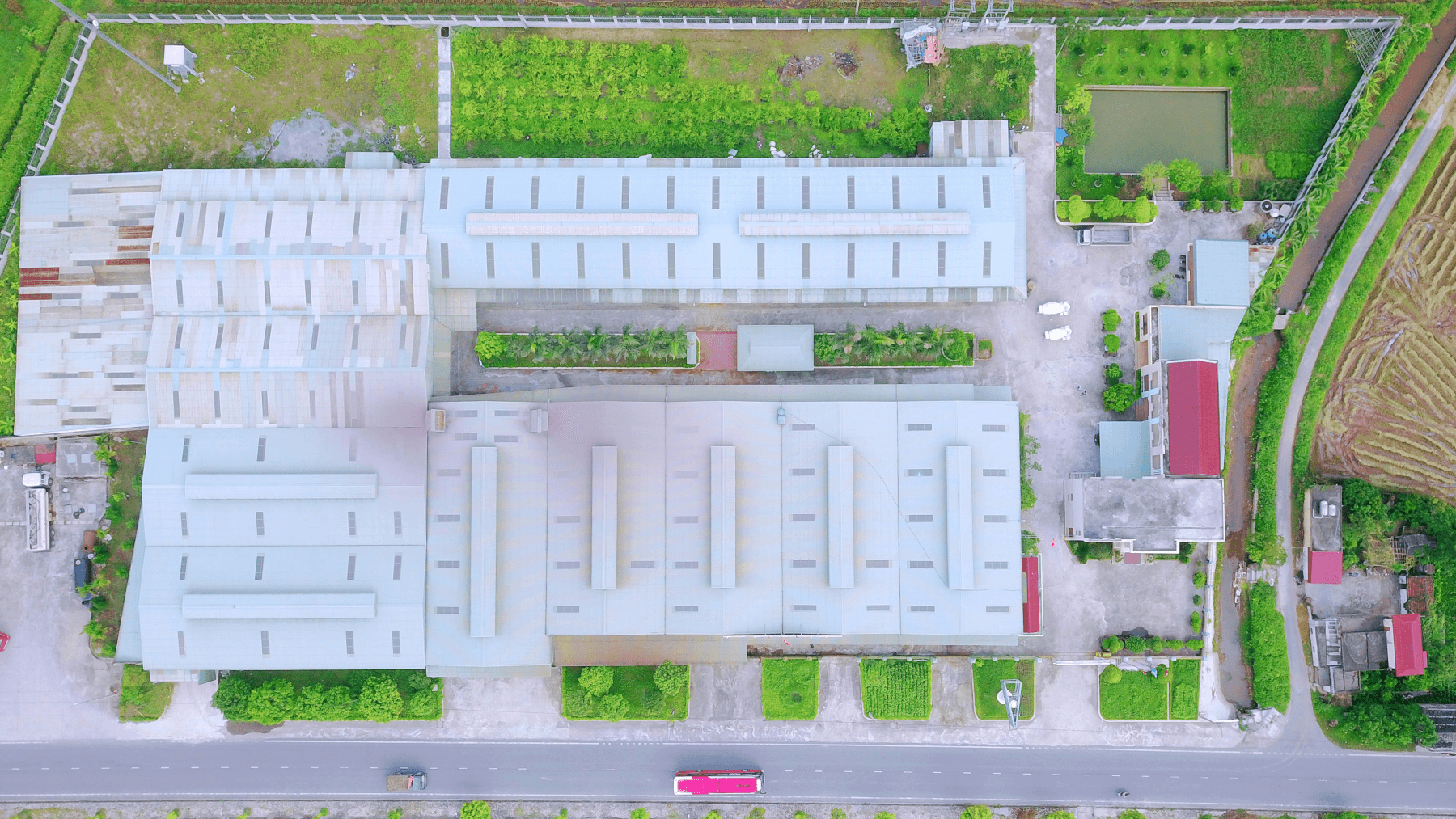 Phu Long factory aerial view