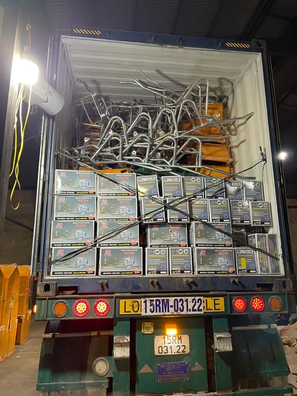 Wheelbarrows & electric motors container
