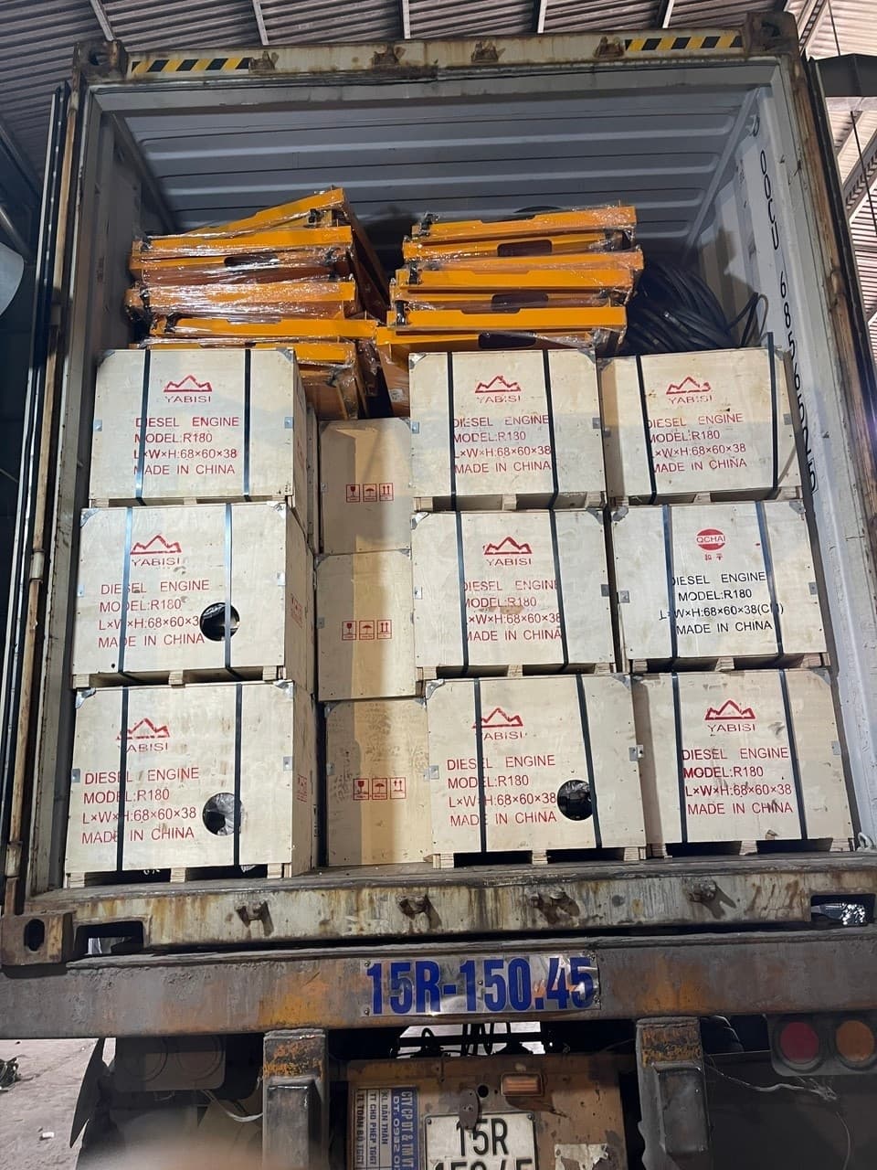 Concrete mixers + diesel engines — ready to ship