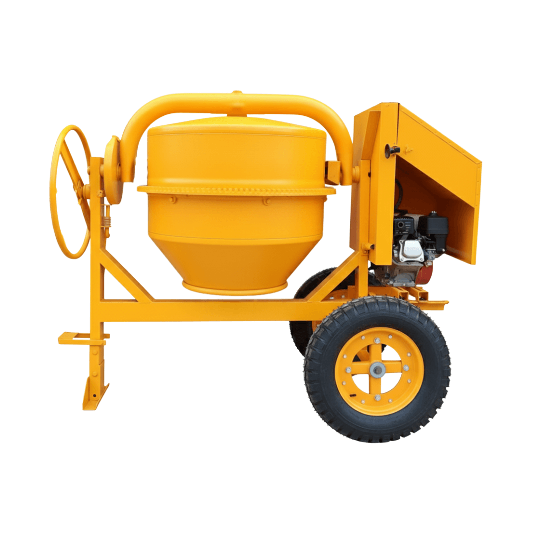 350L Concrete Mixer — 2 Wheels (Pneumatic 5.00-12) 3